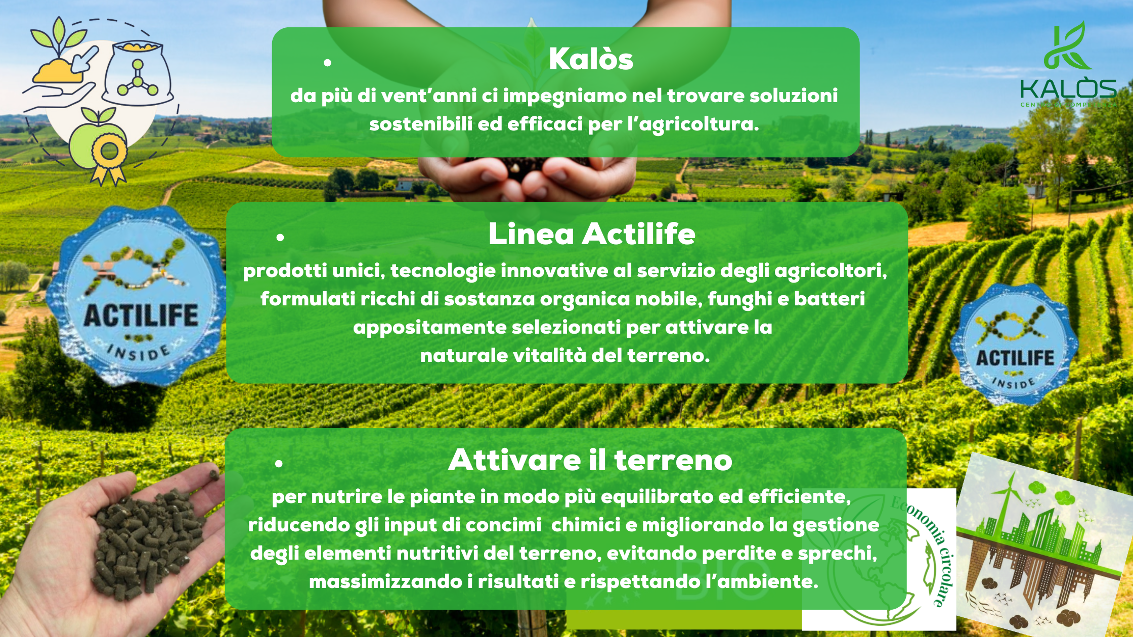 Kalòs anticipa il cambiamento